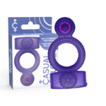 CASUAL LOVE - BAGUE LILAS DOUBLE PLAISIR-CASUAL LOVE-sextoys-lingerie-bdsm-hygiène-sexshop