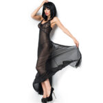 CHILIROSE – CR 3883 BABYDOLL LONGUE NOIR S/M