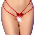 CHILIROSE – CR 4695 BABYDOLL & STRING COTCHLESS ROUGE S/M
