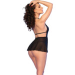 CHILIROSE – CR 4720 BABYDOLL & STRING NOIR L