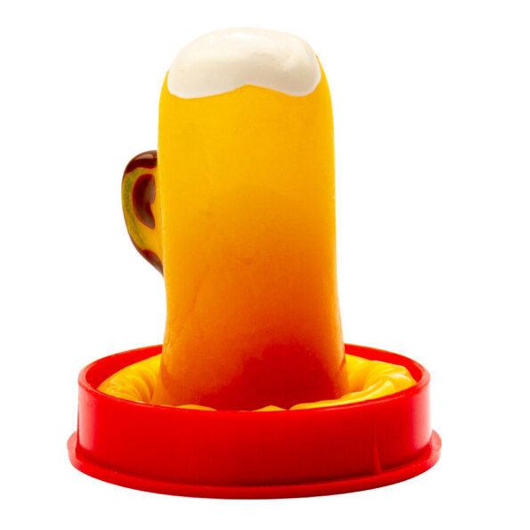 CONDOMERIE - PRÉSERVATIFS FANTAISIE PEINTS À LA MAIN VERRE DE BIÈRE-CONDOMERIE-sextoys-lingerie-bdsm-hygiène-sexshop