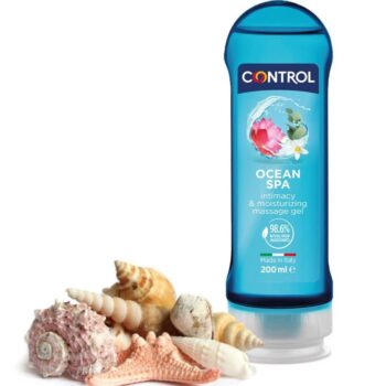 CONTROL - 2 EN 1 MASSAGE & PLAISIR MER MÉDITERRANÉE 200 ML-CONTROL LUBES-sextoys-lingerie-bdsm-hygiène-sexshop