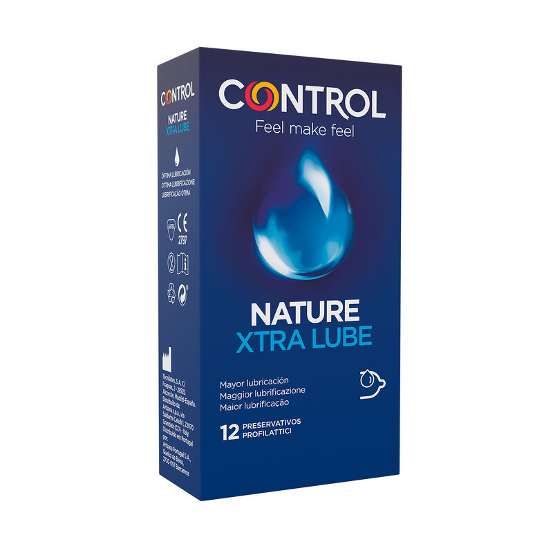 CONTROL - ADAPTA NATURE EXTRALUBE CONDOMS 12 UNITS CONTROL - ADAPTA NATURE EXTRALUBE CONDOMS 12 UNITS-CONTROL CONDOMS-sextoys-lingerie-bdsm-hygiène-sexshop