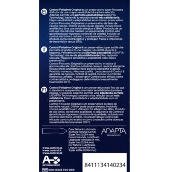 CONTROL - FINISSIMO ORIGINAL 6 UNITÉS-CONTROL CONDOMS-sextoys-lingerie-bdsm-hygiène-sexshop