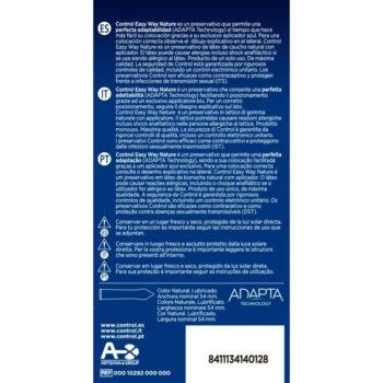 CONTROL - NATURE EASY WAY 10 UNITÉS-CONTROL CONDOMS-sextoys-lingerie-bdsm-hygiène-sexshop