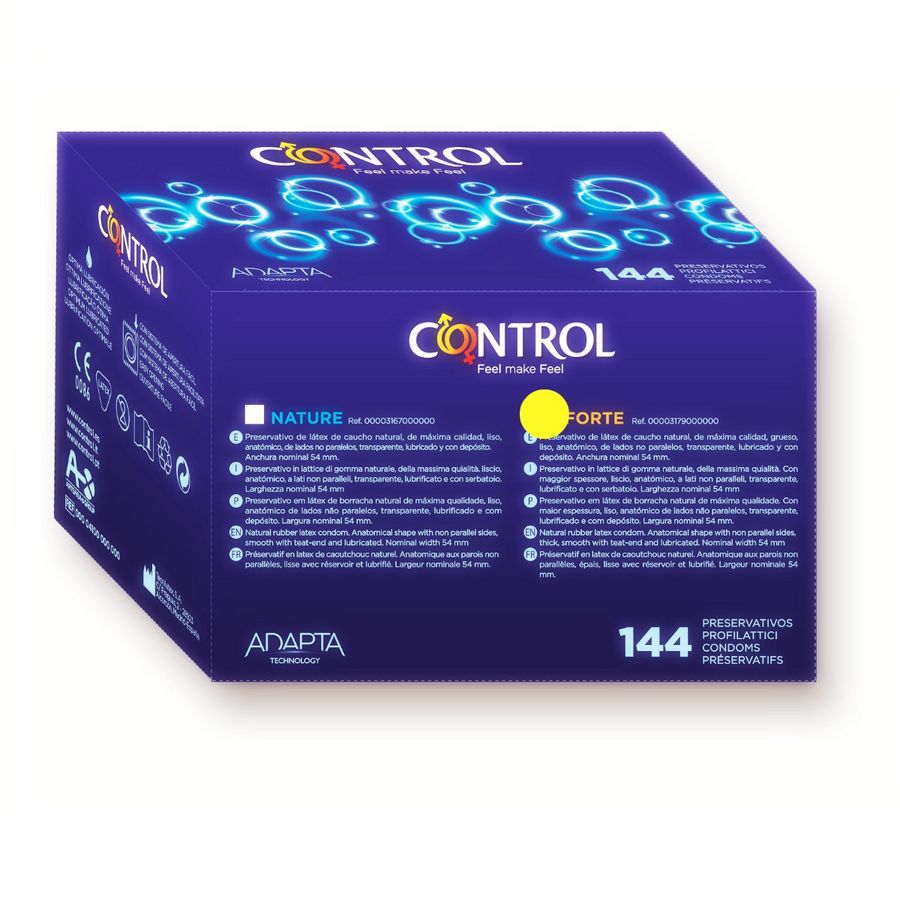 CONTROL - PRÉSERVATIFS ADAPTA FORTE 144 UNITÉS CONTROL - PRÉSERVATIFS ADAPTA FORTE 144 UNITÉS-CONTROL CONDOMS-sextoys-lingerie-bdsm-hygiène-sexshop