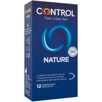 CONTROL - PRÉSERVATIFS ADAPTA NATURE 12 UNITÉS-CONTROL CONDOMS-sextoys-lingerie-bdsm-hygiène-sexshop