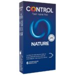 CONTROL - PRÉSERVATIFS ADAPTA NATURE 6 UNITÉS-CONTROL CONDOMS-sextoys-lingerie-bdsm-hygiène-sexshop