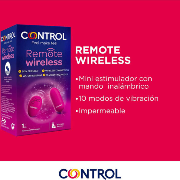 CONTROL - TÉLÉCOMMANDE SANS FIL DU MASSEUR PERSONNEL-CONTROL TOYS-sextoys-lingerie-bdsm-hygiène-sexshop