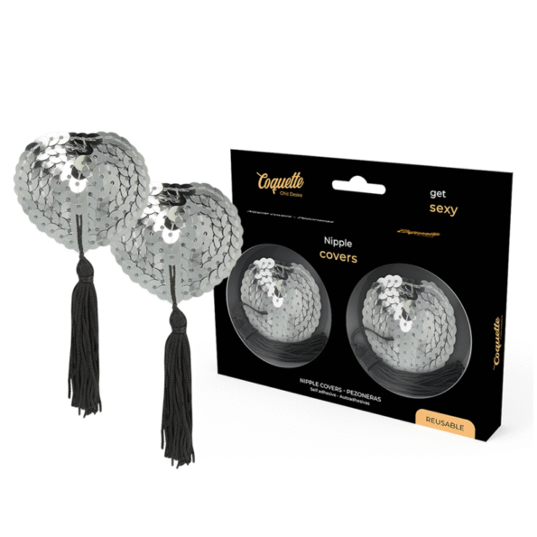 COQUETTE CHIC DESIRE - CACHE-MATIN ARGENT-COQUETTE ACCESSORIES-sextoys-lingerie-bdsm-hygiène-sexshop