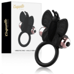 COQUETTE CHIC DESIRE - COCKRING PAPILLON AVEC VIBRATEUR NOIR/ OR-COQUETTE TOYS-sextoys-lingerie-bdsm-hygiène-sexshop