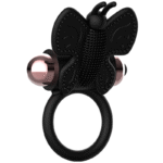 COQUETTE CHIC DESIRE – COCKRING PAPILLON AVEC VIBRATEUR NOIR/ OR