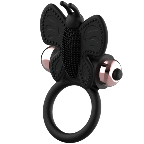 COQUETTE CHIC DESIRE - COCKRING PAPILLON AVEC VIBRATEUR NOIR/ OR-COQUETTE TOYS-sextoys-lingerie-bdsm-hygiène-sexshop