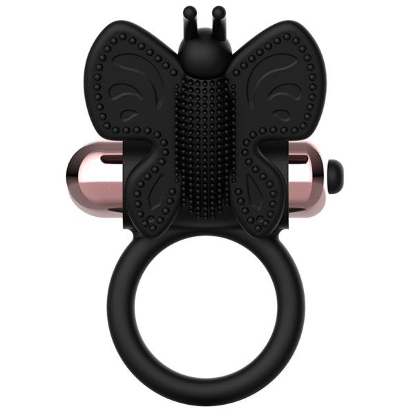 COQUETTE CHIC DESIRE - COCKRING PAPILLON AVEC VIBRATEUR NOIR/ OR-COQUETTE TOYS-sextoys-lingerie-bdsm-hygiène-sexshop
