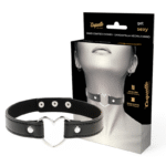 COQUETTE CHIC DESIRE - COLLIER CUIR VEGAN FEMME ACCESSOIRE COEUR-COQUETTE ACCESSORIES-sextoys-lingerie-bdsm-hygiène-sexshop