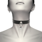COQUETTE CHIC DESIRE – COLLIER CUIR VEGAN FEMME ACCESSOIRE HOCHET/CERCEAU