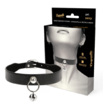 COQUETTE CHIC DESIRE - COLLIER CUIR VEGAN FEMME ACCESSOIRE HOCHET/CERCEAU-COQUETTE ACCESSORIES-sextoys-lingerie-bdsm-hygiène-sexshop