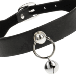 COQUETTE CHIC DESIRE – COLLIER CUIR VEGAN FEMME ACCESSOIRE HOCHET/CERCEAU