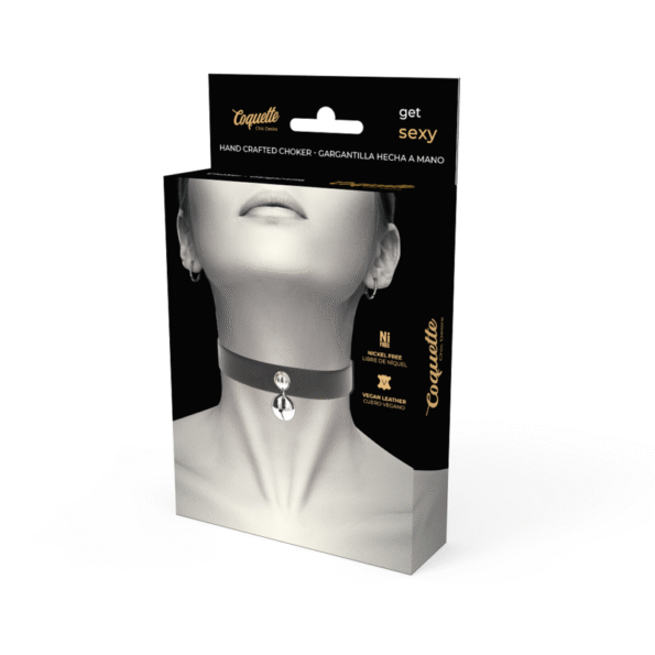 COQUETTE CHIC DESIRE - COLLIER EN CUIR VEGAN FEMME HOCHET ACCESSOIRE-COQUETTE ACCESSORIES-sextoys-lingerie-bdsm-hygiène-sexshop