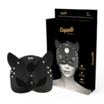 COQUETTE CHIC DESIRE - MASQUE EN CUIR VEGAN AVEC OREILLES DE CHAT-COQUETTE ACCESSORIES-sextoys-lingerie-bdsm-hygiène-sexshop