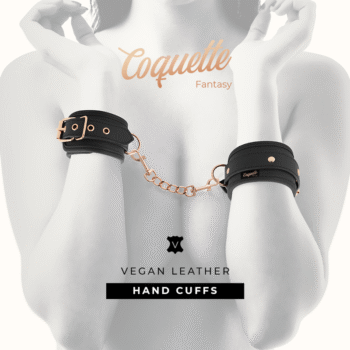 COQUETTE CHIC DESIRE - MENOTTES FANTASY EN CUIR VÉGAN AVEC DOUBLURE EN NOPRÈNE-COQUETTE FANTASY-sextoys-lingerie-bdsm-hygiène-sexshop