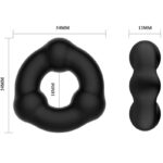 CRAZY BULL – BAGUE EN SILICONE SUPER DOUX AVEC NODULES