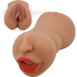 CRAZY BULL - ZOEY DOUBLE MASTURBATEUR BOUCHE ET VAGIN CHAIR-CRAZY BULL-sextoys-lingerie-bdsm-hygiène-sexshop