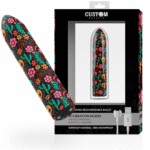 CUSTOM BULLETS - BULLETS PERSONNALISÉS RECHARGEABLE FLORAL 10 INTENSITIES-CUSTOM BULLETS-sextoys-lingerie-bdsm-hygiène-sexshop