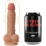 CYBER SILICOCK – ANSEL  SANGLES AVEC 3 ANNEAUX GRATUITS 15.5 CM -O- 2.9 CM