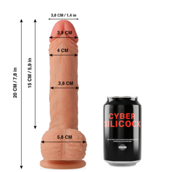 CYBER SILICOCK - FREEMAN SILICONE LIQUIDE SOUPLE ULTRA RÉALISTE 20 CM -O- 3.8 CM-CYBER SILICOCK-sextoys-lingerie-bdsm-hygiène-sexshop