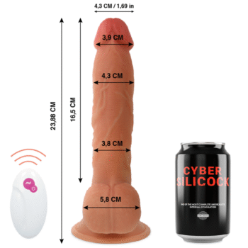 CYBER SILICOCK - TÉLÉCOMMANDE RÉALISTE MASTER BEN 23.88 CM -O- 4.3 CM-CYBER SILICOCK-sextoys-lingerie-bdsm-hygiène-sexshop