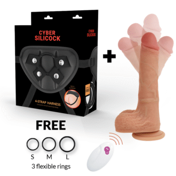 CYBER SILICOCK - TÉLÉCOMMANDE  SANGLE MR RICK-CYBER SILICOCK-sextoys-lingerie-bdsm-hygiène-sexshop