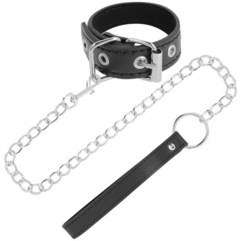 DARKNESS - ANNEAU PÉNIS AVEC SANGLE-DARKNESS BONDAGE-sextoys-lingerie-bdsm-hygiène-sexshop