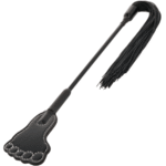 DARKNESS - CROP FÉTICHE ET FOUET NOIR-DARKNESS SENSATIONS-sextoys-lingerie-bdsm-hygiène-sexshop