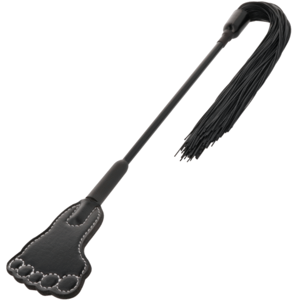 DARKNESS - CROP FÉTICHE ET FOUET NOIR-DARKNESS SENSATIONS-sextoys-lingerie-bdsm-hygiène-sexshop