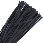 DARKNESS – FOUET DE BONDAGE NOIR 42CM CUIR