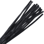 DARKNESS – FOUET DE BONDAGE NOIR 45 CM