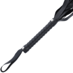 DARKNESS – FOUET DE BONDAGE NOIR 51 CM