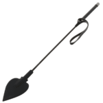 DARKNESS - FOUET EN SILICONE NOIR 60CM-DARKNESS SENSATIONS-sextoys-lingerie-bdsm-hygiène-sexshop