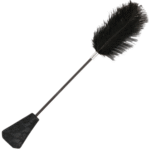 DARKNESS - FOUET PLUME DAMOUR NOIR 56 CM-DARKNESS SENSATIONS-sextoys-lingerie-bdsm-hygiène-sexshop