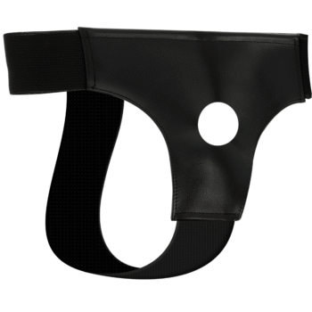 DARKNESS - HARNAIS AVEC TROU TAILLE UNIQUE-DARKNESS SENSATIONS-sextoys-lingerie-bdsm-hygiène-sexshop