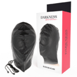DARKNESS - MASQUE DE SUBJUGATION NOIR-DARKNESS BONDAGE-sextoys-lingerie-bdsm-hygiène-sexshop