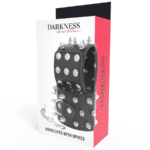 DARKNESS – MENOTTES À POINTES NOIRES SKULLS AND BONES