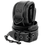 DARKNESS – MENOTTES DE CHEVILLE AJUSTABLES CUIR NOIR