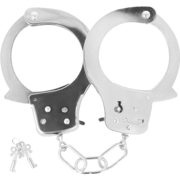 DARKNESS - MENOTTES DE CHEVILLE EN MÉTAL AVEC CLÉS-DARKNESS BONDAGE-sextoys-lingerie-bdsm-hygiène-sexshop