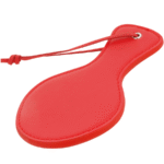 DARKNESS - PAGAIE FÉTICHE ARRONDIE ROUGE-DARKNESS SENSATIONS-sextoys-lingerie-bdsm-hygiène-sexshop