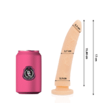 DELTA CLUB - JOUETS GODE MÉDICAL NATUREL SILICONE 17 CM -O- 3 CM-DELTACLUB-sextoys-lingerie-bdsm-hygiène-sexshop