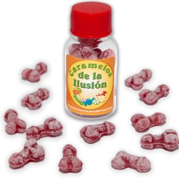 DIABLO PICANTE - 12 BONBONS ILLUSIONS EN FORME DE PÉNIS FRAISE/CERISE-DIABLO PICANTE-sextoys-lingerie-bdsm-hygiène-sexshop