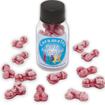 DIABLO PICANTE - 12 BONBONS JEUNESSE FORME PÉNIS FRAISE/CERISE-DIABLO PICANTE-sextoys-lingerie-bdsm-hygiène-sexshop