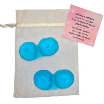 DIABLO PICANTE - 2 SAVONS PARFUMÉS EN FORME DE SEINS BLEU-DIABLO PICANTE-sextoys-lingerie-bdsm-hygiène-sexshop